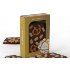 Milk  Chocolate Shards with Pretzel & Peanut
